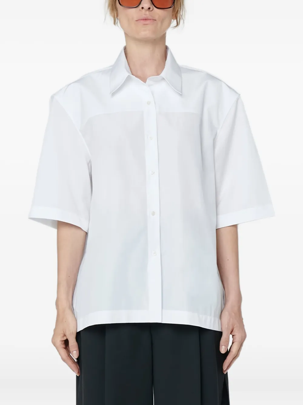 The Latest Short-sleeve Shirt In White