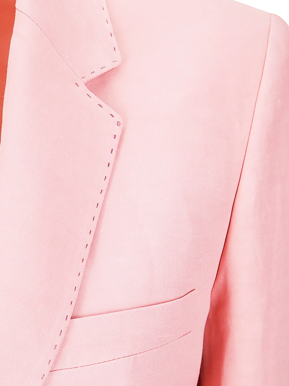 Alberto Biani Blazer met enkele rij knopen Roze
