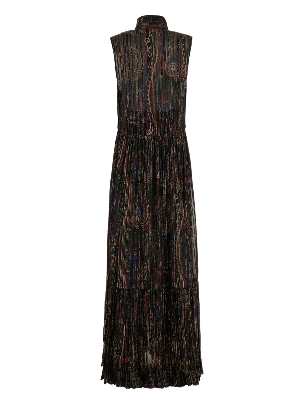  Saint Laurent Printed Dress - Black 