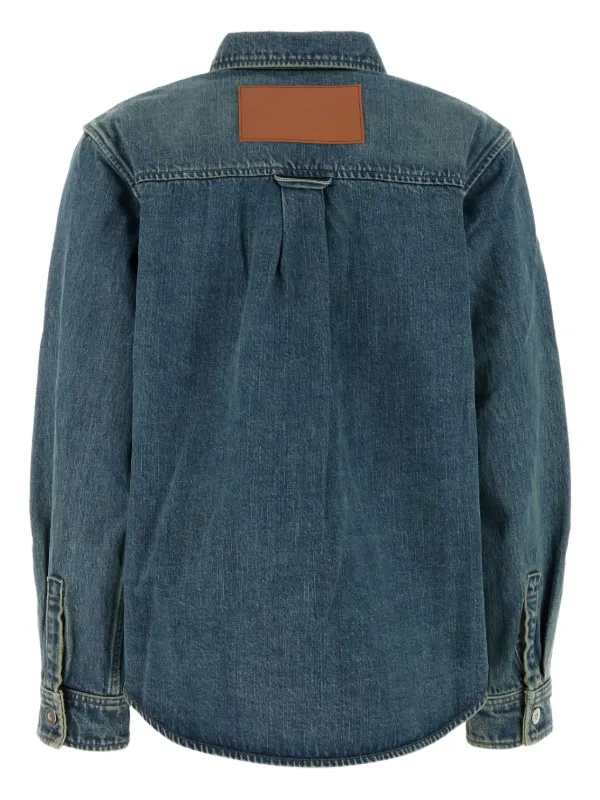 Jil Sander Denim Oversized Shirt | Blue | FARFETCH CA