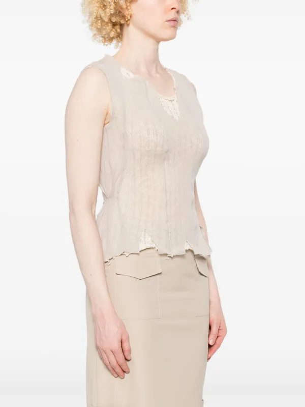 OUR LEGACY double-layered Top | Neutrals | FARFETCH