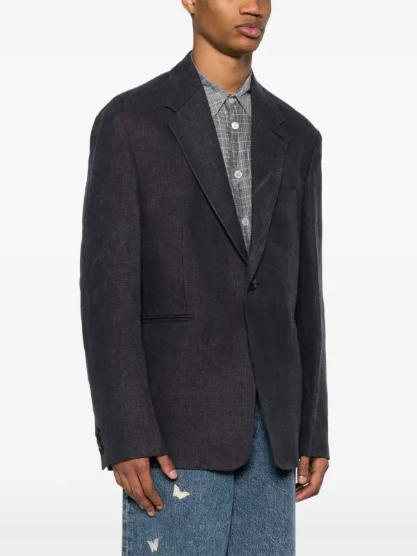OUR LEGACY Unconstructed Shinjuku Blazer | Blue | FARFETCH
