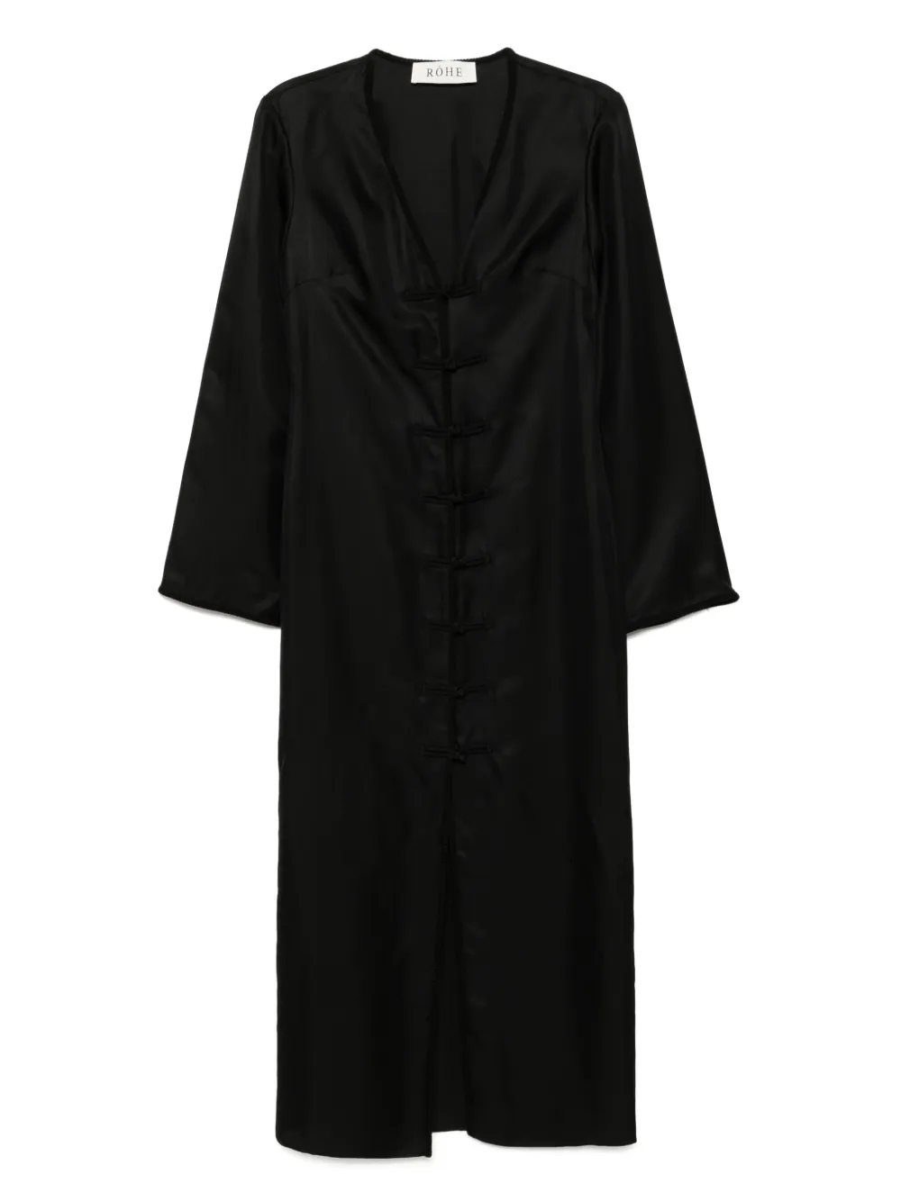 Róhe Mandarin silk dress