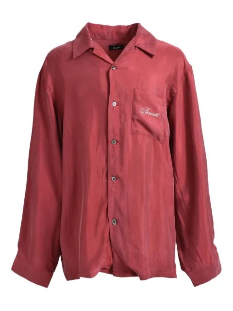 BREATH logo-embroidered shirt