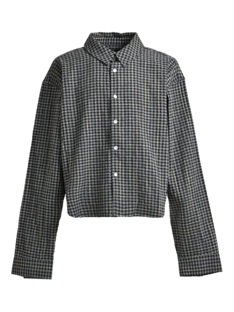 BREATH camisa con estampado de cuadros