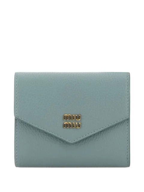 Miu Miu envelope leather wallet
