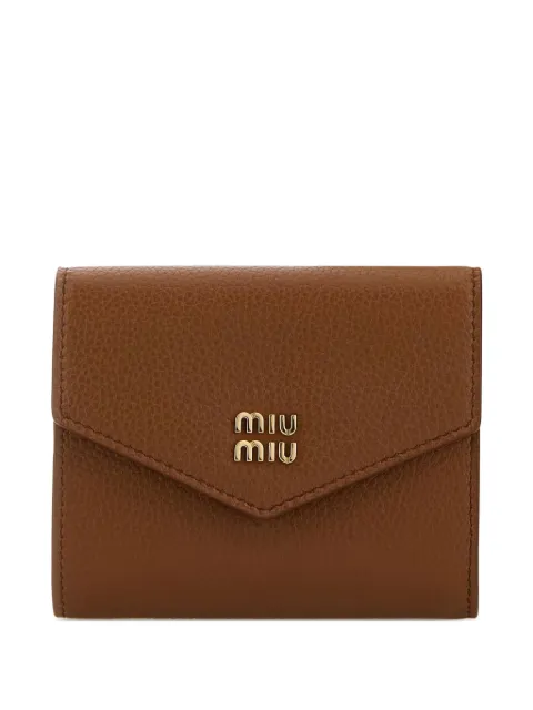 Miu Miu envelope leather wallet