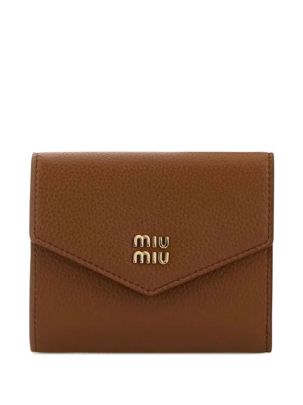 小物 MIU MIU Brown Leather Wallet 29534955_58486264_600.jpg