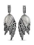 LB Exclusive Wings diamond earrings - Silver