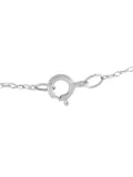 LB Exclusive 14kt white gold peridot pendant necklace - Silver