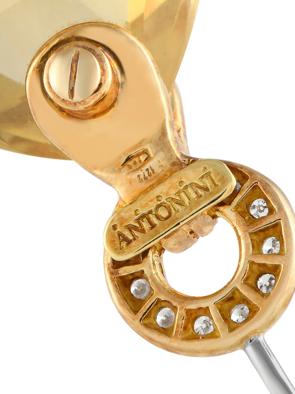 Antonini 18K yellow gold diamond pin | Image 2