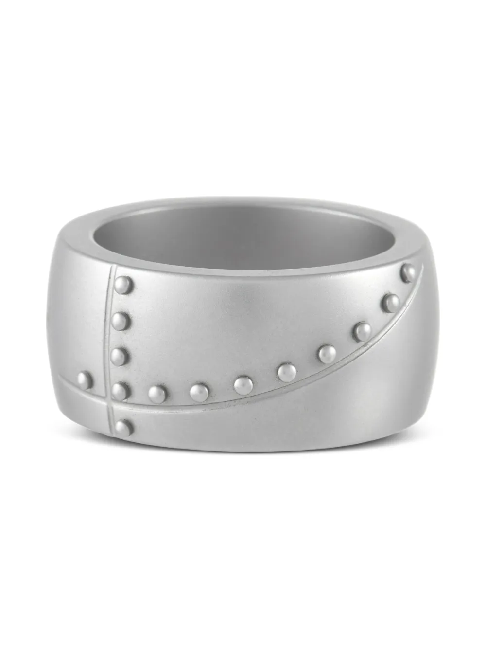 Swatch Vintage logo-engraved ring - シルバートーン Swatch Vintage logo-engraved ring - シルバートーン