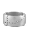 Swatch Vintage logo-engraved ring - Silver