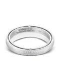 Damiani x Brad Pitt pre-owned 18K white gold and platinum D. Side diamond ring - Silver