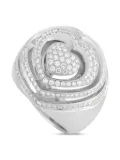 Chopard Pre-Owned 18kt white gold Heart diamond ring - Silver