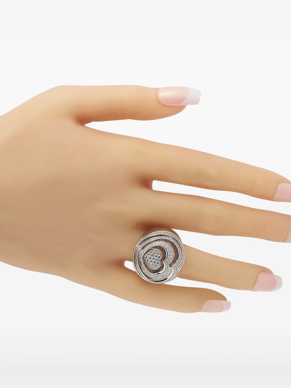 Chopard Pre-Owned 18kt white gold Heart diamond ring | Pre-Owned | Image 2