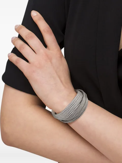 Swarovski Vintage 10K white gold Slake bracelet
