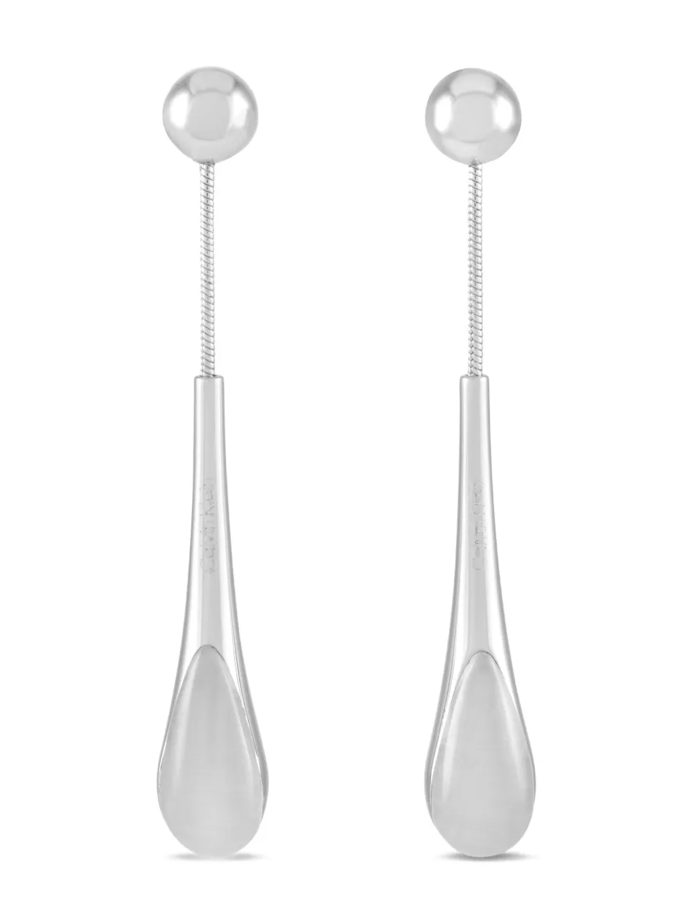 Calvin Klein Vintage polished-finish earrings | Silver | Image 1