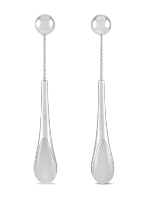 Calvin Klein Vintage boucles d'oreilles à fini poli