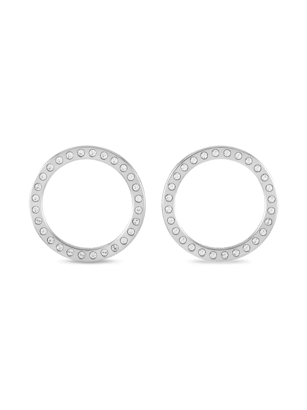 Calvin Klein Vintage crystal-embellished earrings - ホワイト Calvin Klein Vintage crystal-embellished earrings - ホワイト