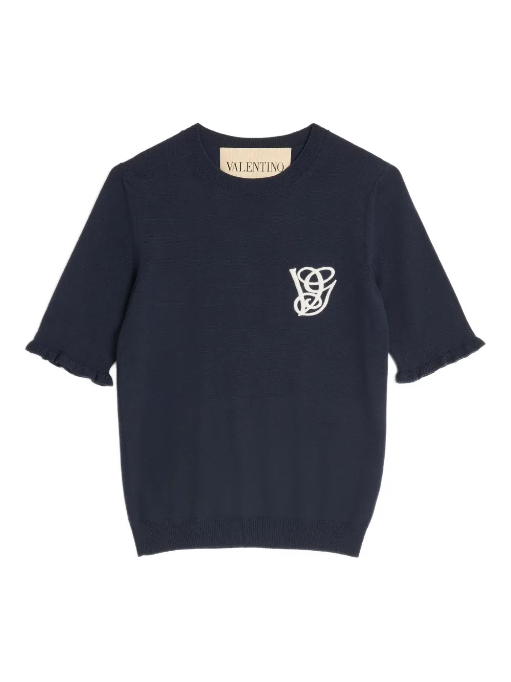 Valentino Garavani Wollen top Blauw