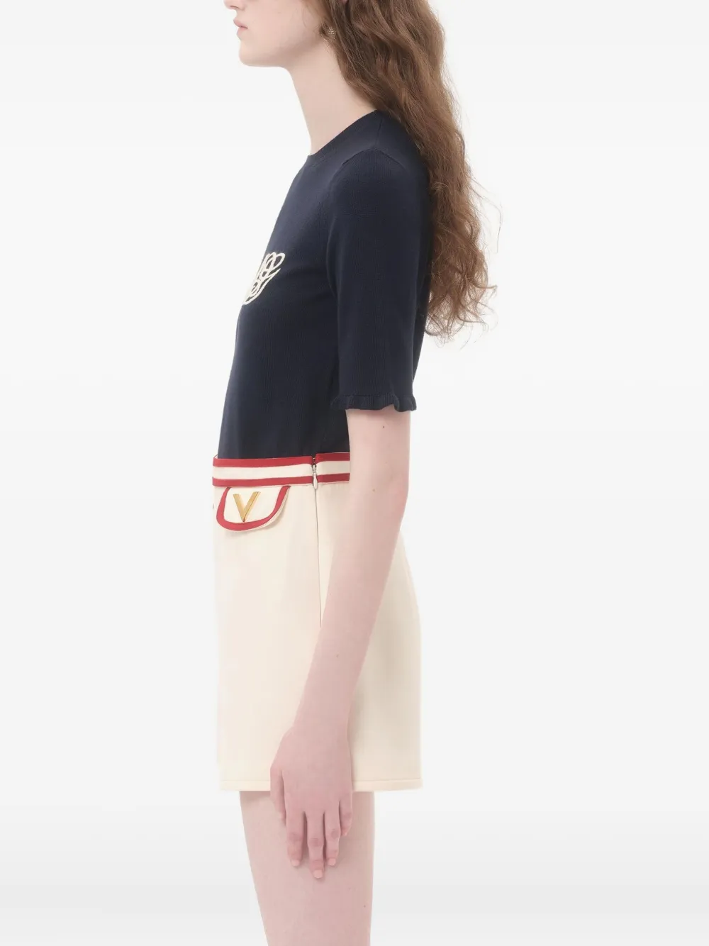 Valentino Garavani Wollen top Blauw