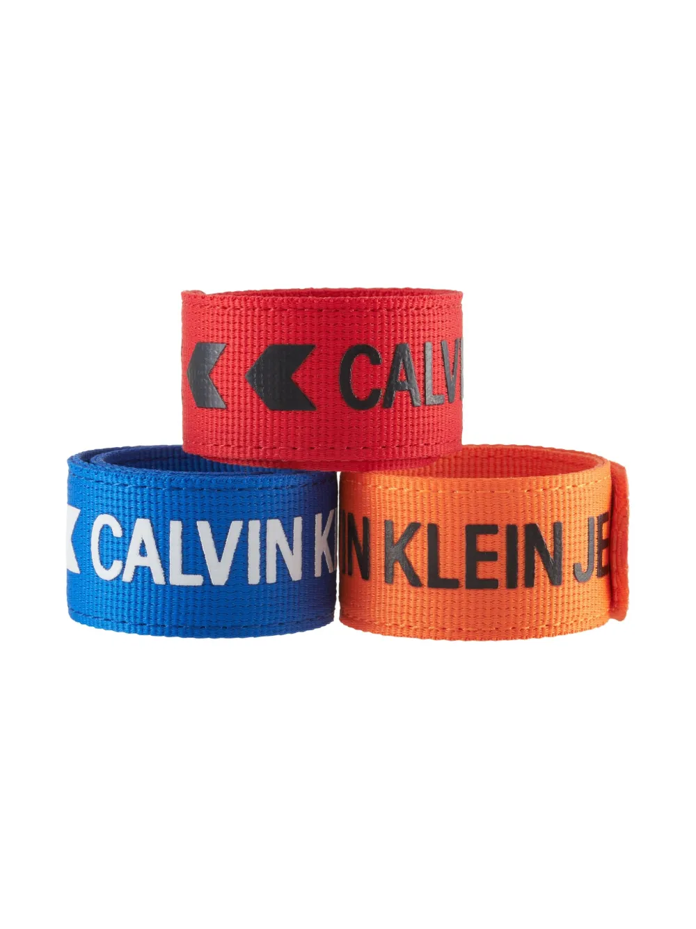 Pre-owned Calvin Klein Vintage Logo Bracelet Set