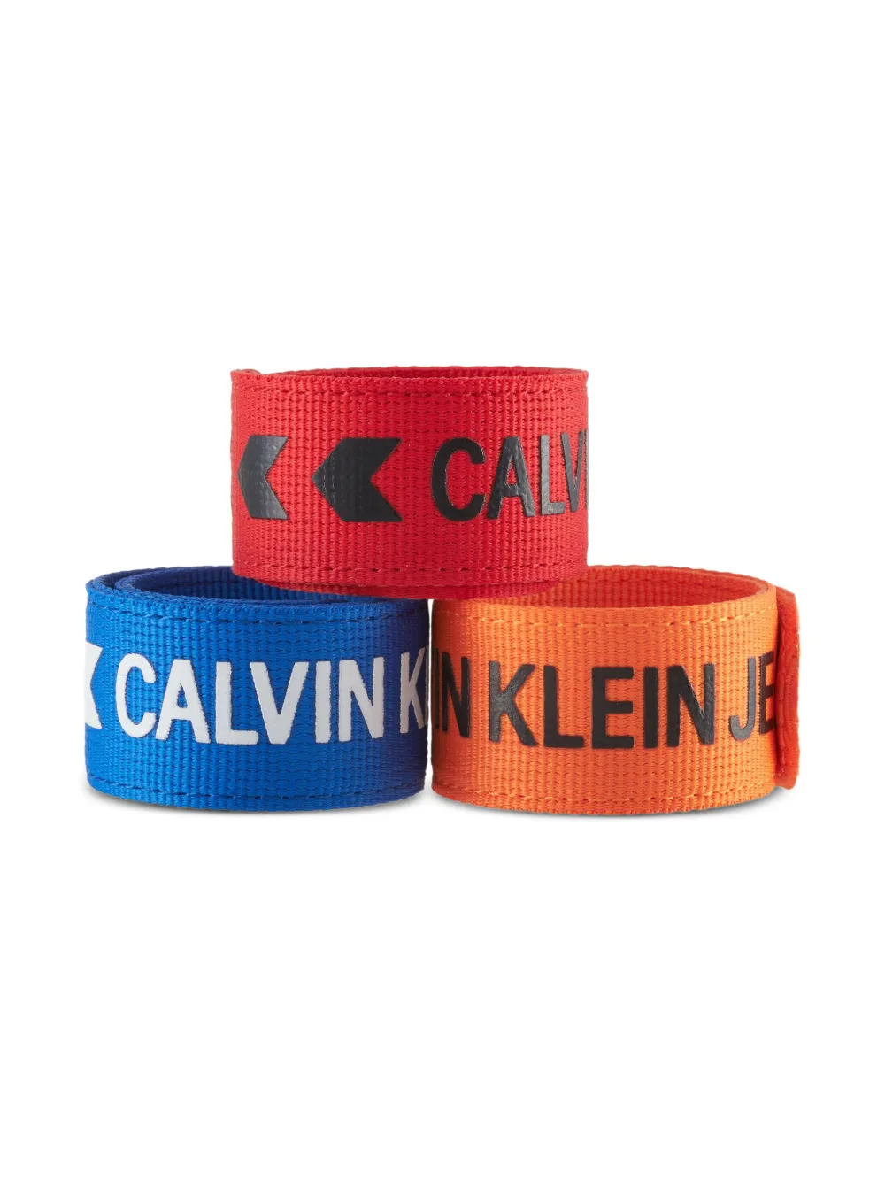 Calvin Klein Vintage ロゴ ブレスレット セット - レッド Calvin Klein Vintage ロゴ ブレスレット セット - レッド