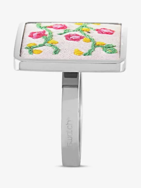 Swatch Vintage anillo con bordado floral
