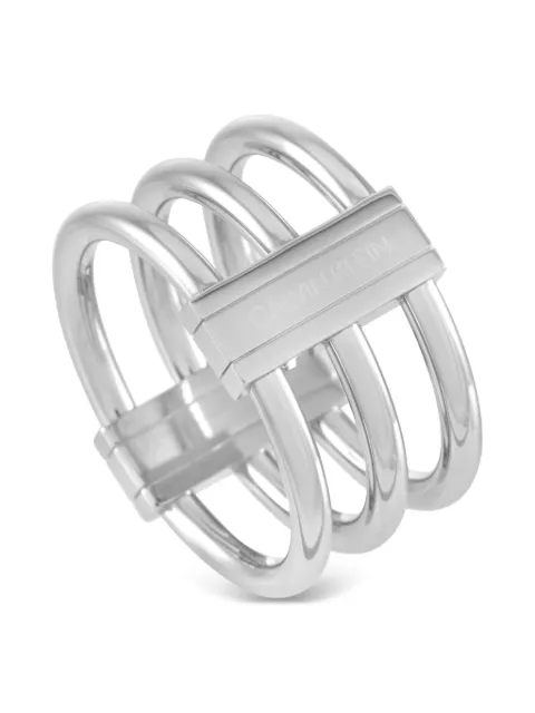 Calvin Klein anillo de acero inoxidable de archivo 