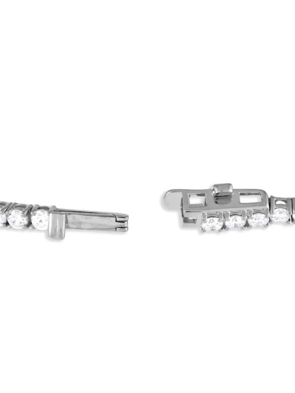 LB Exclusive 14kt white gold diamond tennis bracelet | Image 2