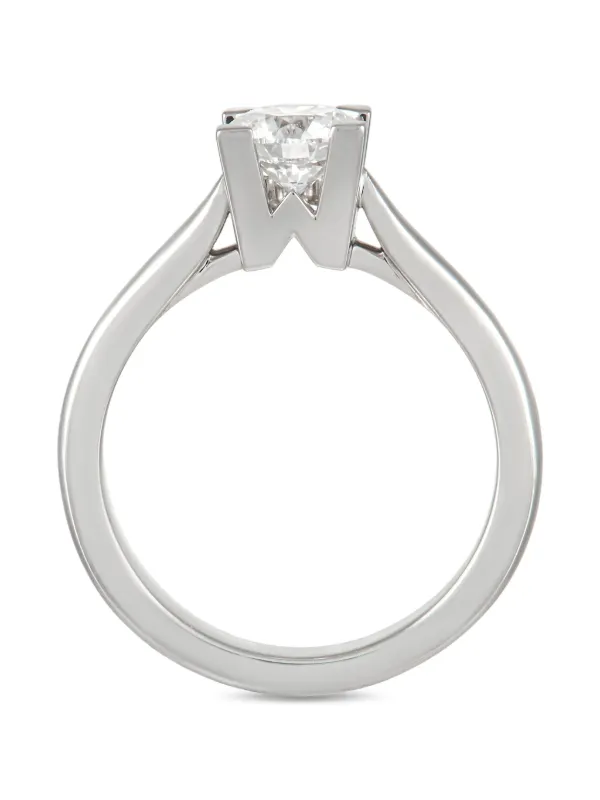 Harry Winston ダイヤモンド リング プラチナ | シルバートーン