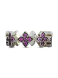 King Baby crystal-embellished ring - Silver