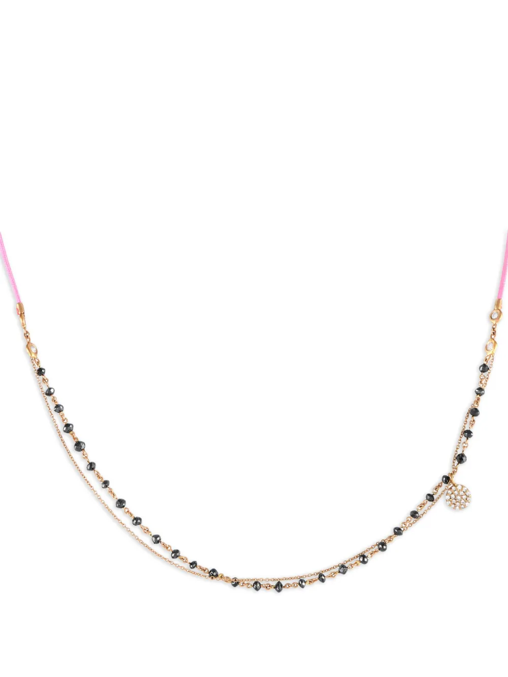 Aaron Basha 18K rose gold diamond necklace - ピンク Aaron Basha 18K rose gold diamond necklace - ピンク