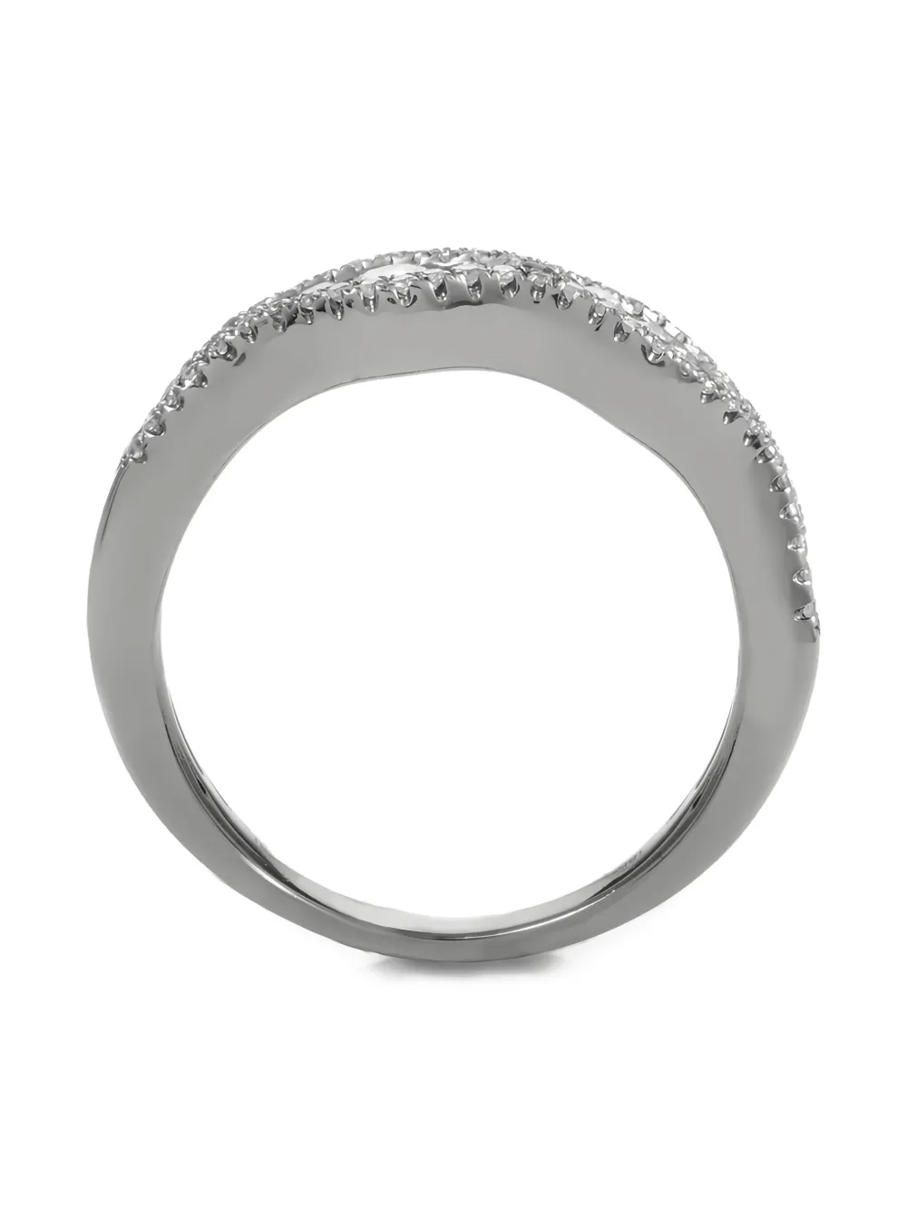 LB Exclusive 18K white gold wedding band diamonds ring | Pre-Owned | Image 2