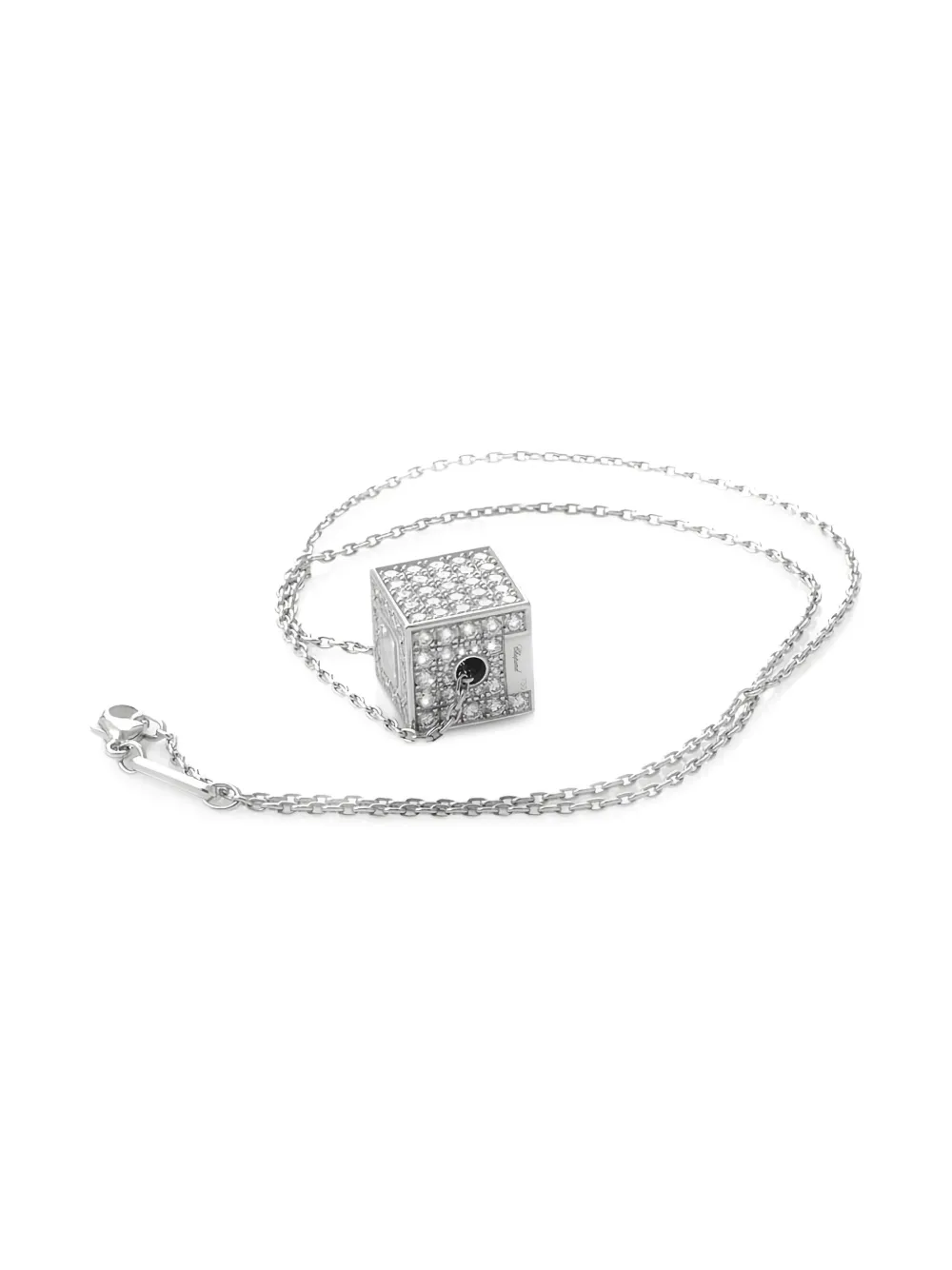 Chopard Pre-Owned 18K  white gold Happy diamonds necklace | Pre-Owned | Image 2