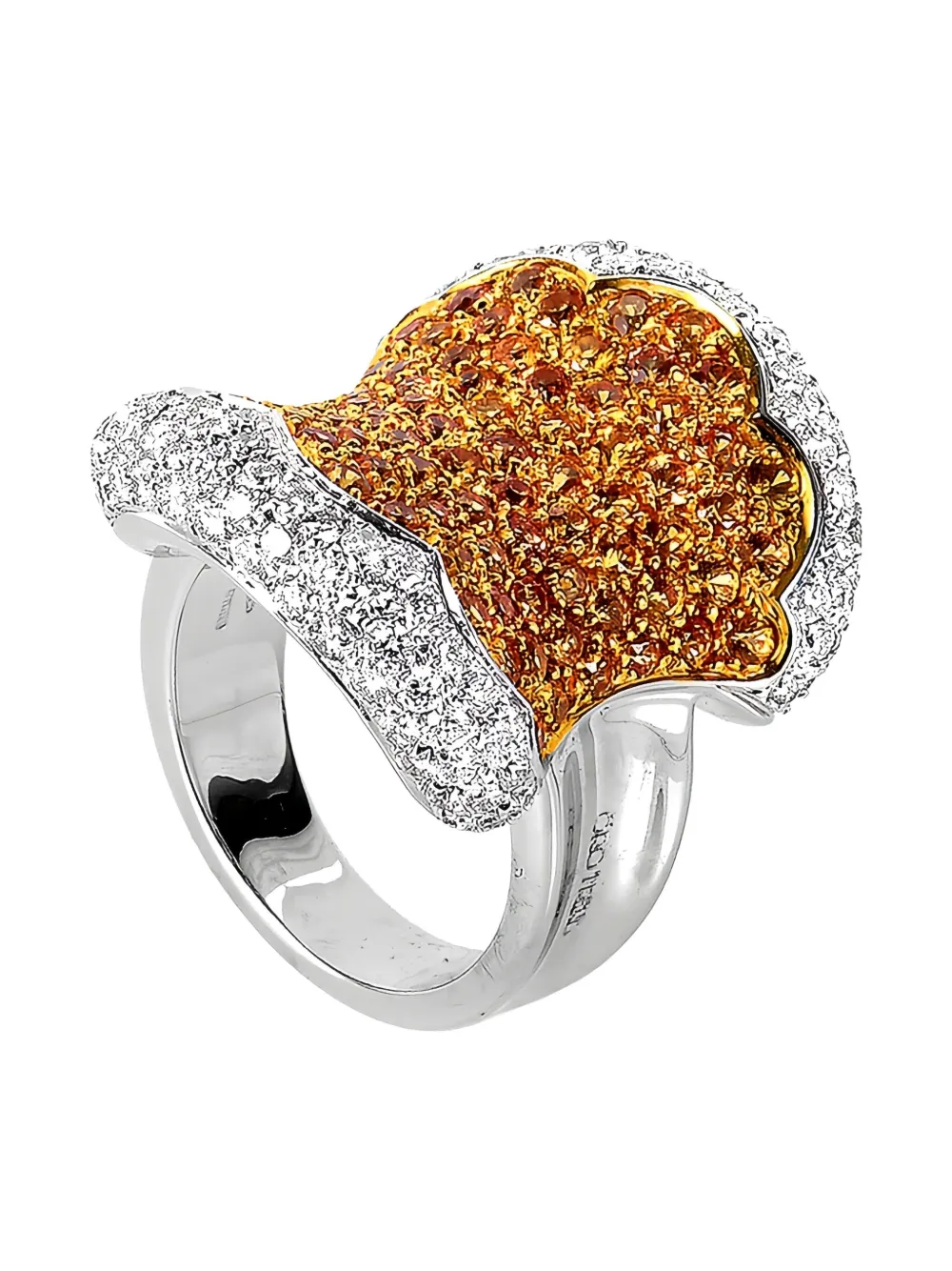 Oro Trend 18kt white gold sapphire ring | Pre-Owned | Image 2