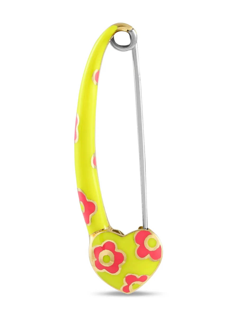 Aaron Basha broche en or jaune 18ct à design d'épingle | or | Image 1