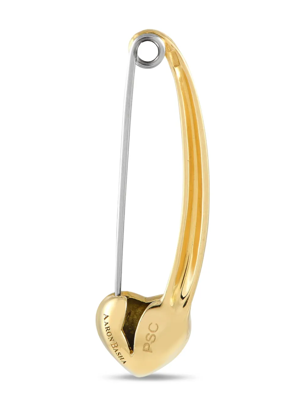 Aaron Basha broche en or jaune 18ct à design d'épingle | Pre-owned | Image 2