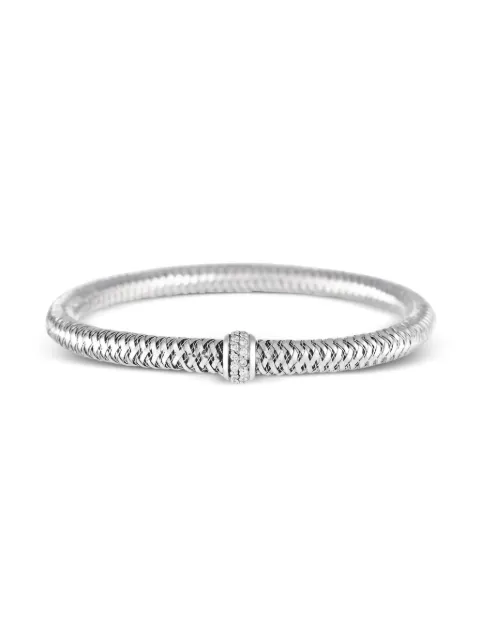Roberto Coin Pre-Owned 18K white gold Primavera diamond bracelet