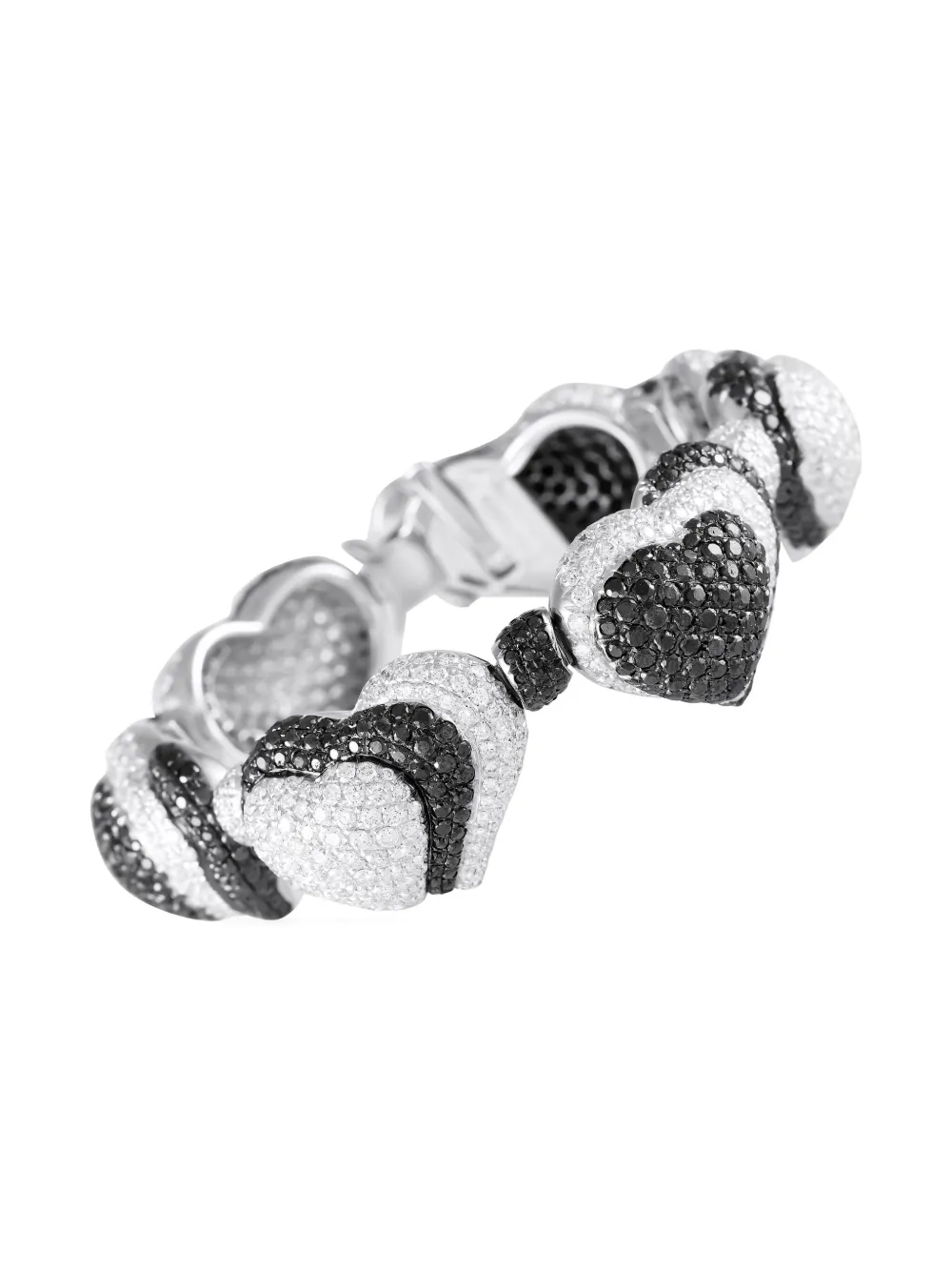 18K white gold diamond bracelet