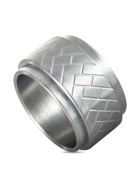 Swatch Vintage Dark Stranger stainless steel ring