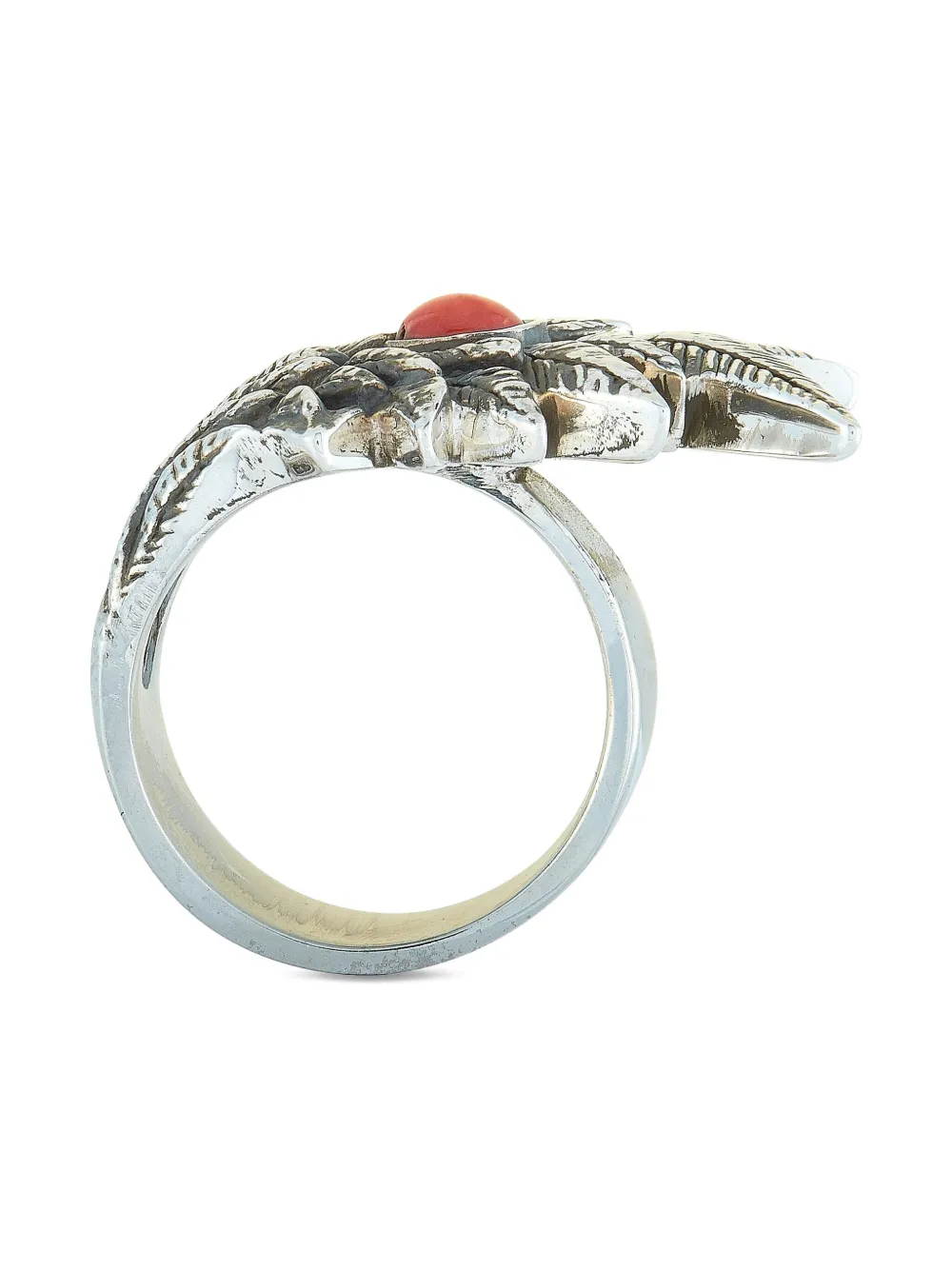 Pre-owned King Baby Raven Wing Ring