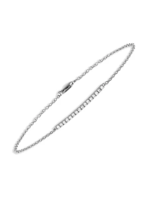 LB Exclusive pre-owned 14K white gold diamond bracelet