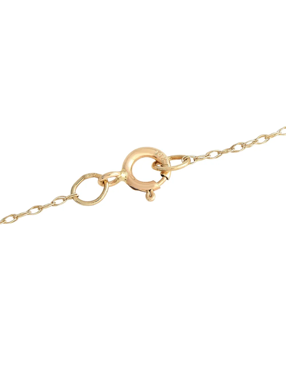 Pre-owned Lb Exclusive 14k Yellow Gold Amethyst And Diamond Necklace