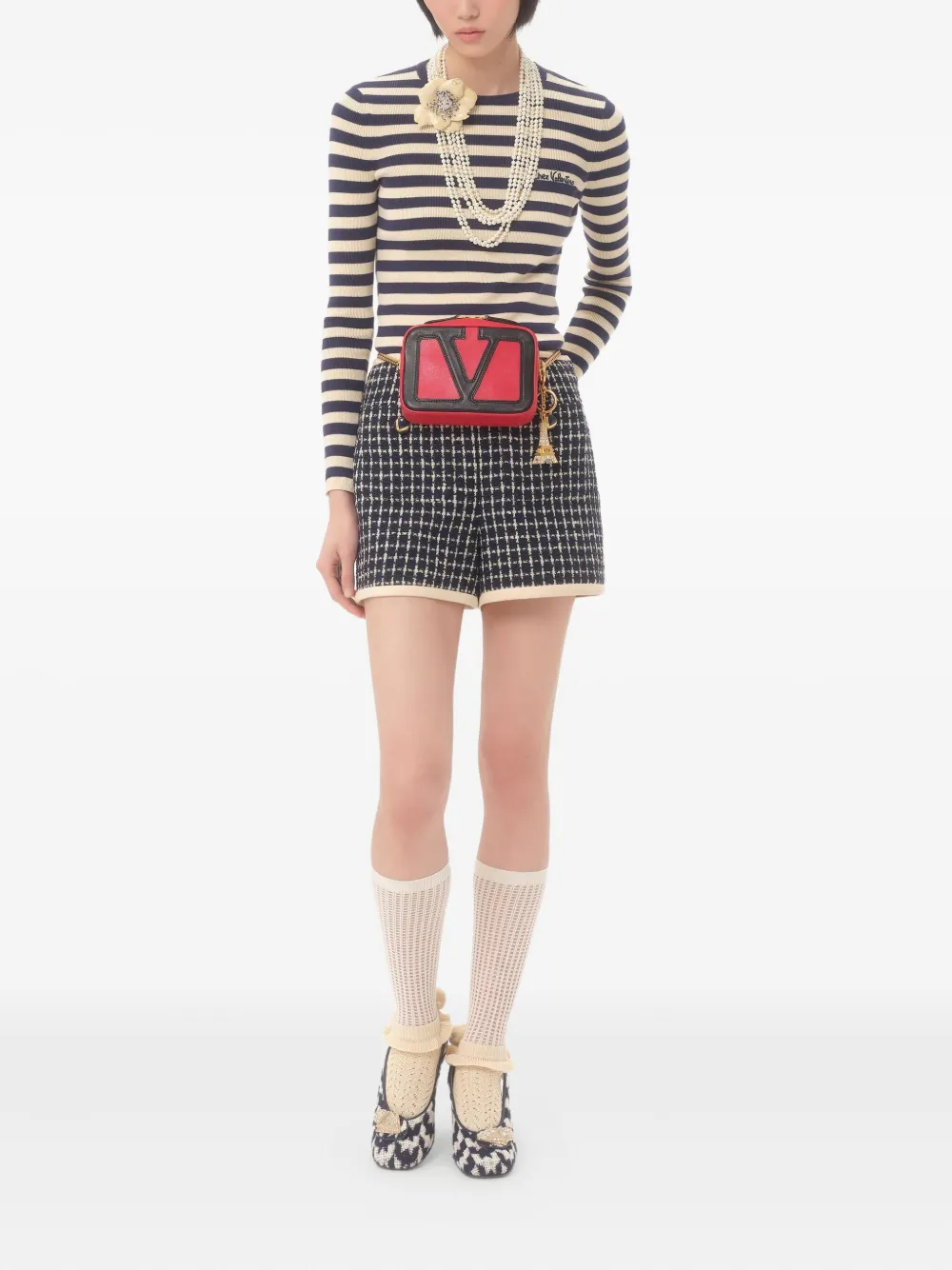 Valentino Garavani Chez-motif sweater | Knitted Sweaters | Image 2