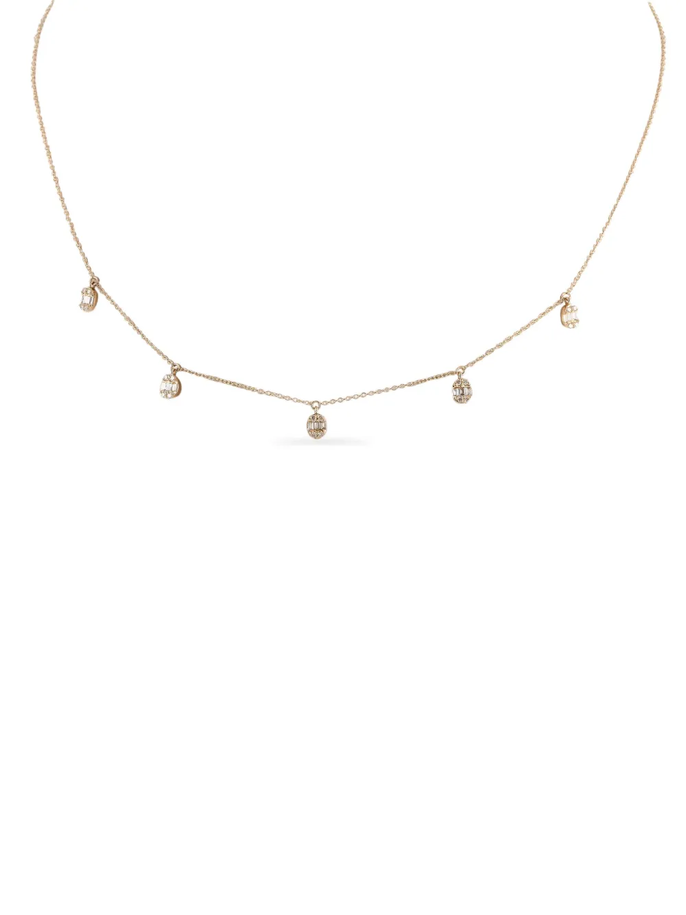LB Exclusive 14K yellow gold diamond necklace | Image 2