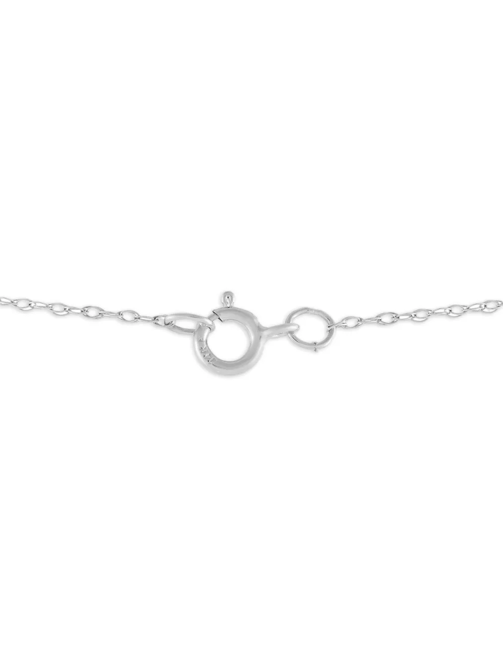 LB Exclusive 14kt white gold diamond and peridot pendant necklace | Image 2