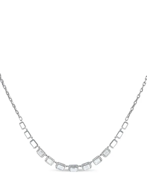 LB Exclusive 18K white gold diamond necklace