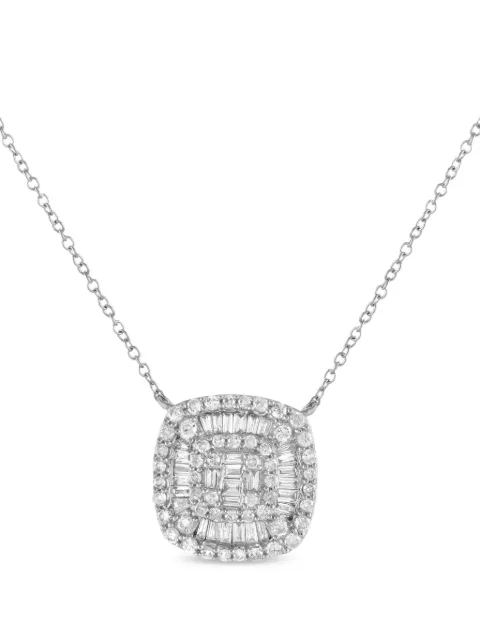 LB Exclusive 14kt Weißgoldhalskette mit Diamantanhänger